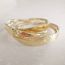 Load image into Gallery viewer, Isla Hammered Sun Bangles