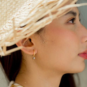 Joie Mini Baroque Pearl Earrings (2 Colors)