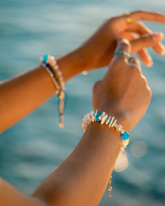 Amansinaya Recycled Beach Glass Bracelet