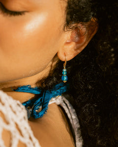 Hermosas Olas Azules Earrings