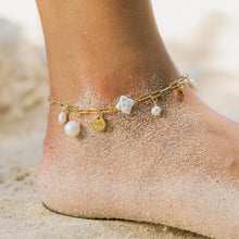 Load image into Gallery viewer, Haliya Mixed Pearls Anklet