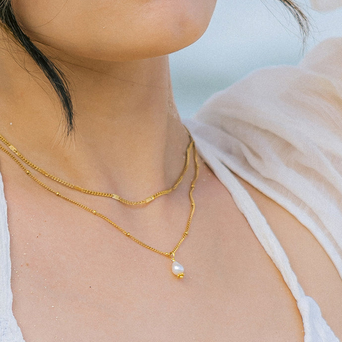 Joie Mini Baroque Pearl Necklace