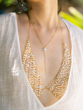 Load image into Gallery viewer, Haliya Star Pearl Drop Beach-Proof Necklace