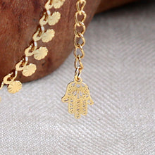 Load image into Gallery viewer, Sinag Hamsa Charm Beach-Proof Anklet