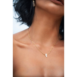 Theia Baroque Tooth Pearl Necklace