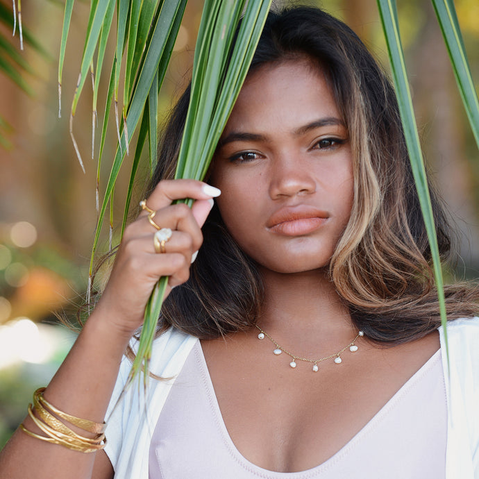 Alya Mini Baroque Pearl Necklace