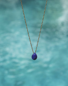 "Mar" Lapis Lazuli Beach-Proof Necklace
