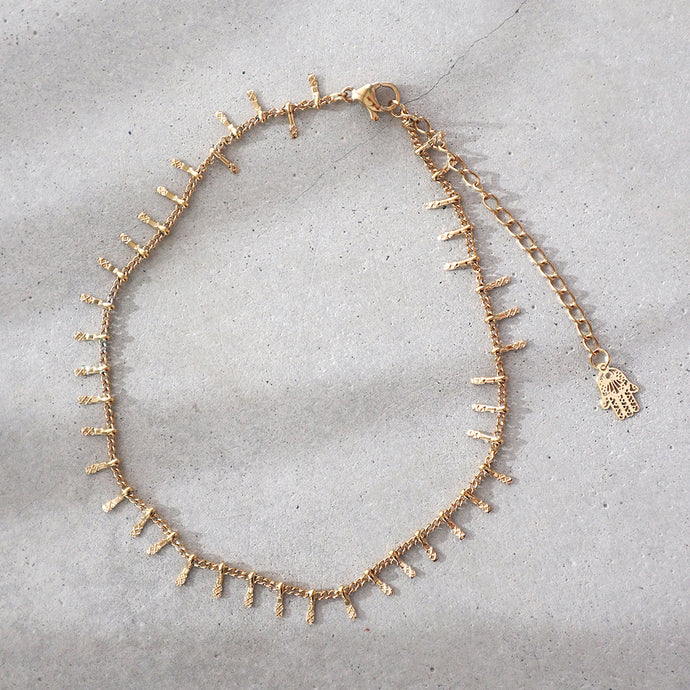 Raya Hamsa Charm Beach-Proof Anklet (Original)