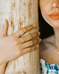 Kamala Beach-Proof Lotus Ring