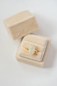 "Rainbow Goddess" Opal Ring, 14k Solid Gold (1 Piece Only)