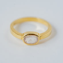 Load image into Gallery viewer, &quot;Maria&quot; Rose Quartz Ring, 14k Solid Gold (1 Piece Only)