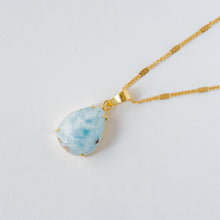 Load image into Gallery viewer, &quot;Wisdom Of The Sea&quot; Larimar Pendant, Set In 14K Solid Gold (1 Piece Only)