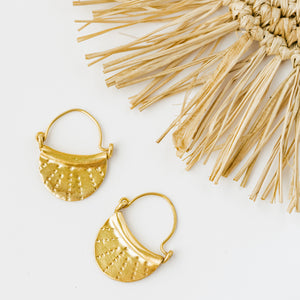 "We Are the Moon & Stars" Earrings, Gold Vermeil (1 Piece Only)