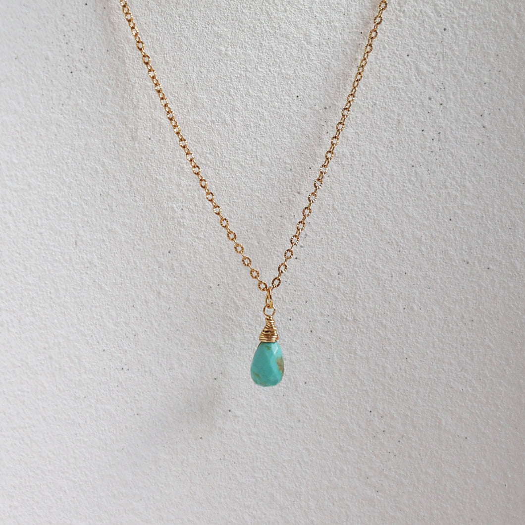 Kirra Light Turquoise Stone Necklace