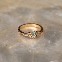 Load image into Gallery viewer, Moonie Blue Topaz Beach-Proof Ring