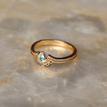 Load image into Gallery viewer, Moonie Blue Topaz Beach-Proof Ring