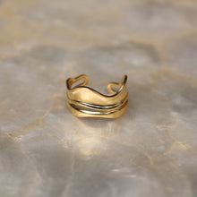 Load image into Gallery viewer, Mawu Chunky Beach Proof Adjustable Wave Ring