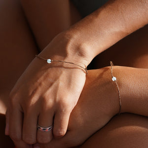 "I Promise You Adventures" Amazonite Stone Couple / Friendship Band (Bracelet or Anklet)