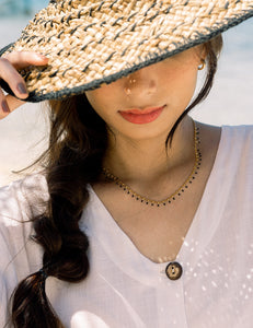 “Raya” Beach-Proof Necklace (Black)