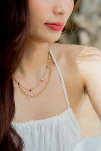 "Ave" Mini Baroque Pearl Necklace (2 Pearl Colors)