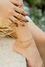 Load image into Gallery viewer, &quot;Raya”  Beach-Proof Anklet (Sunrise)