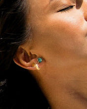Load image into Gallery viewer, Oxeanne Textured Mini Hoop Beach-Proof Earrings